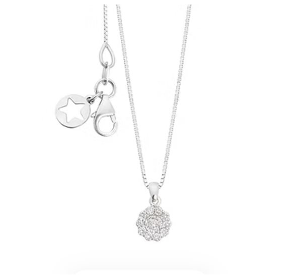 Necklace Comete Woman Storia di Luce 375 in White Gold Diamante  Ct KGLB1409 - KGLB1409